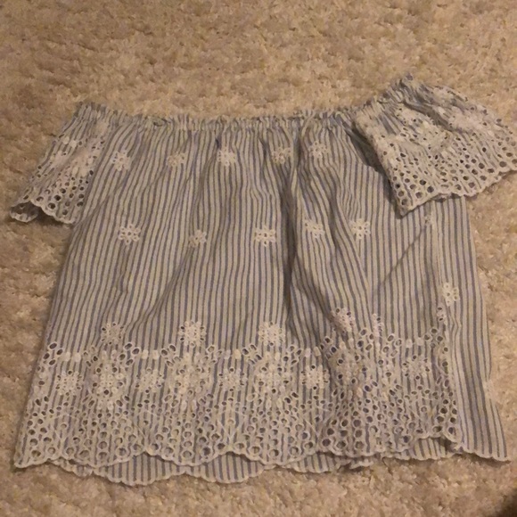 off the shoulder floral top - Picture 1 of 1